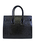 Sac De Jour Small Croc Embossed, back view